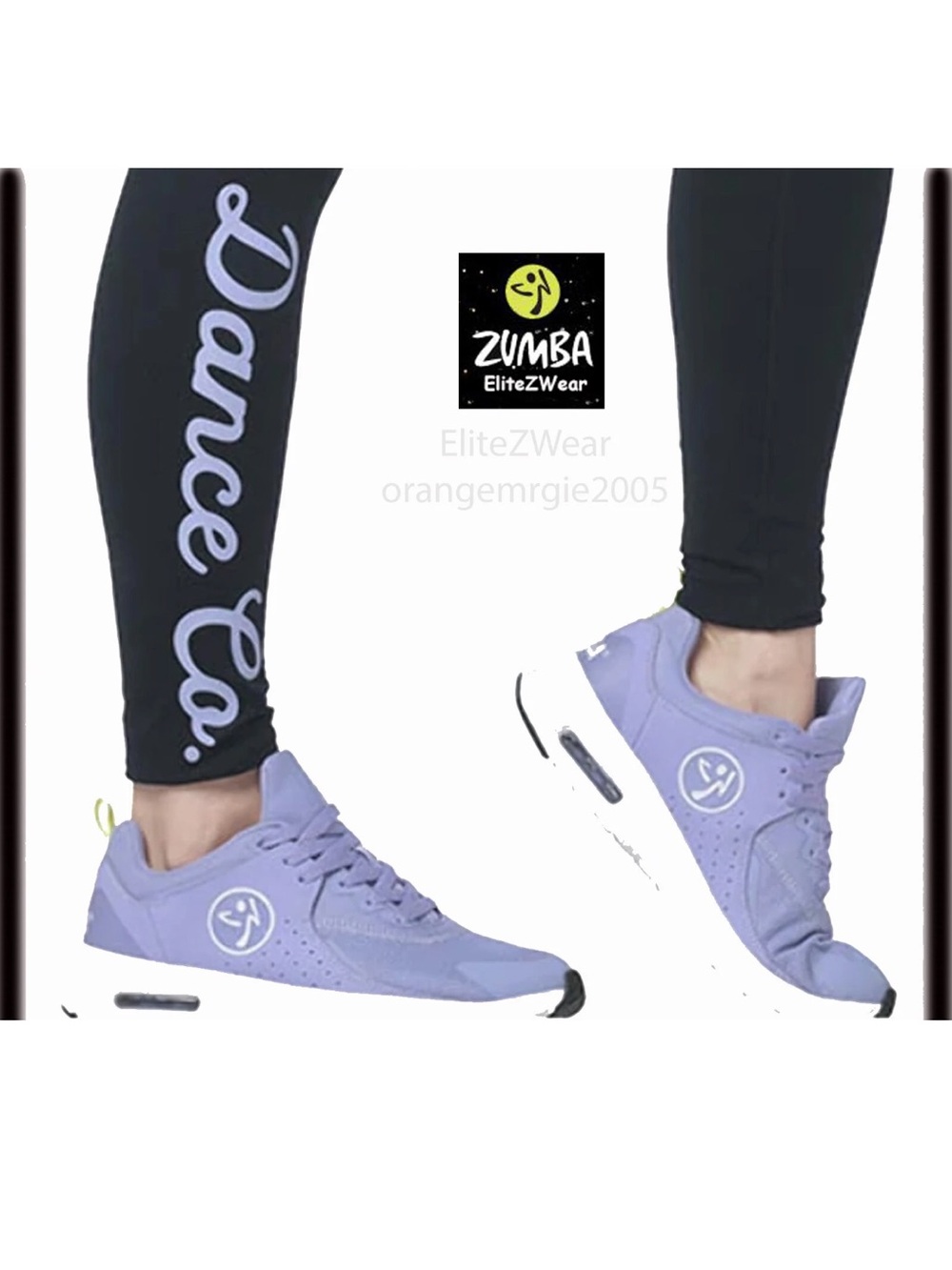 Zumba Fitness Lavender Athletic Sneakers for Women